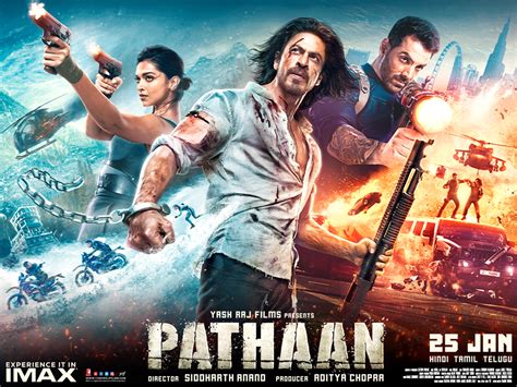 Make. Some. Noise! PATHAAN is here! The high-octane spy thriller 'PATHAAN' starring Shah Rukh Khan, Deepika Padukone and John Abraham, directed by Siddharth Anand is set to release on January 25, 2023. The action spectacle will be released in Hindi, Tamil and Telugu. Celebrate Pathaan with YRF50 only at a big screen near you. 